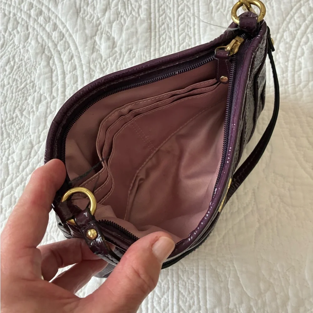 Coach plum Leather Wristlet - Picture 4 of 4
